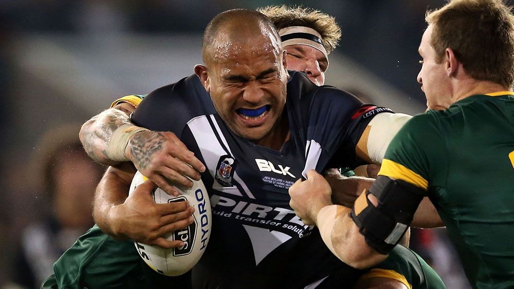 Sam Moa in action for New Zealand. (Getty) 