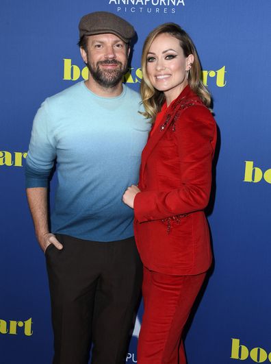 Jason Sudeikis and Olivia Wilde arrives at the LA Special Screening Of Annapurna Pictures' "Booksmart" at Ace Hotel on May 13, 2019 in Los Angeles, California. 