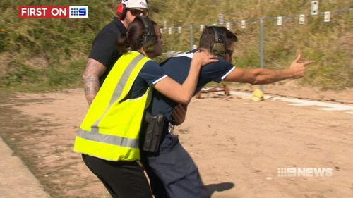 The unit trains to foil a range of security threats. (9NEWS)