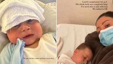 Martha Kalifatidis rushes baby lucius to hospital 