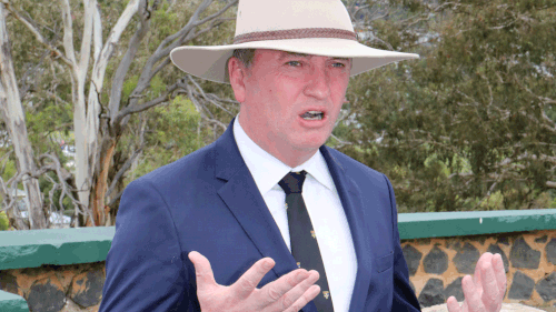 Former deputy prime minister Barnaby Joyce announced he will move to the backbench. (AAP)