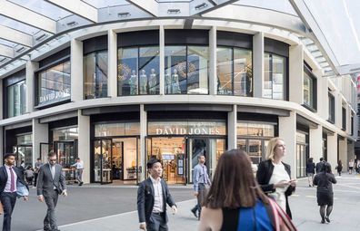 David Jones shopping precinct Barangaroo