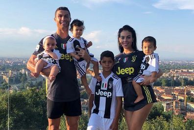 Cristiano Ronaldo and Georgina Rodriguez family