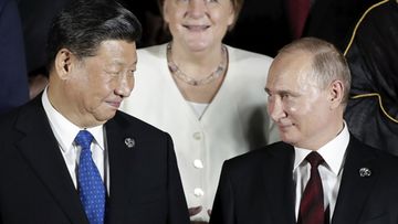 President of China Xi Jinping and President of Russia Vladimir Putin.