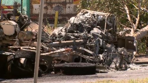 The fiery crash unfolded in November 2014. (9NEWS)