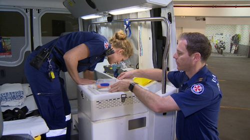 An extra 750 paramedics and call centre workers will be employed in NSW over the next four years. Picture: 9NEWS