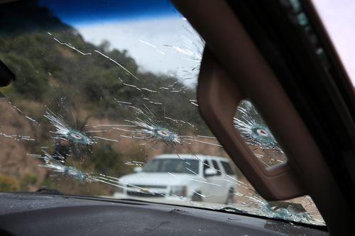 Mr Langford's son travelled 22 kilometres to get help for his surviving siblings after their family's car was riddled with bullets in Mexico.