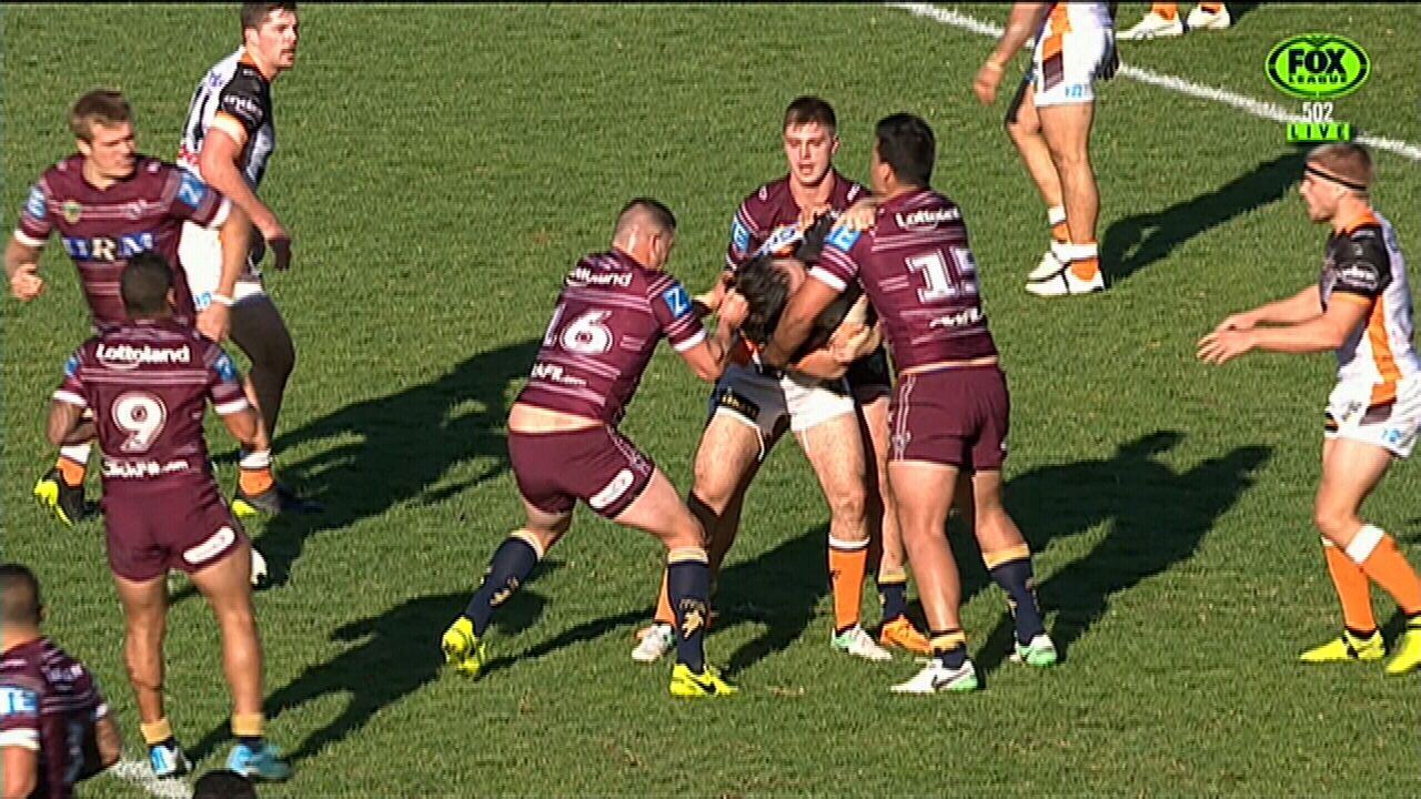 Lussick penalised for hair pull