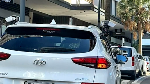 The driving cars are fitted with special cameras that scan the number plates of vehicles in the Hills Shire and Bayside Councils in Sydney. 
