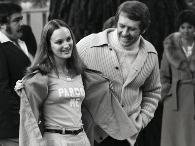 Patty Hearst with husband Bernard Shaw.