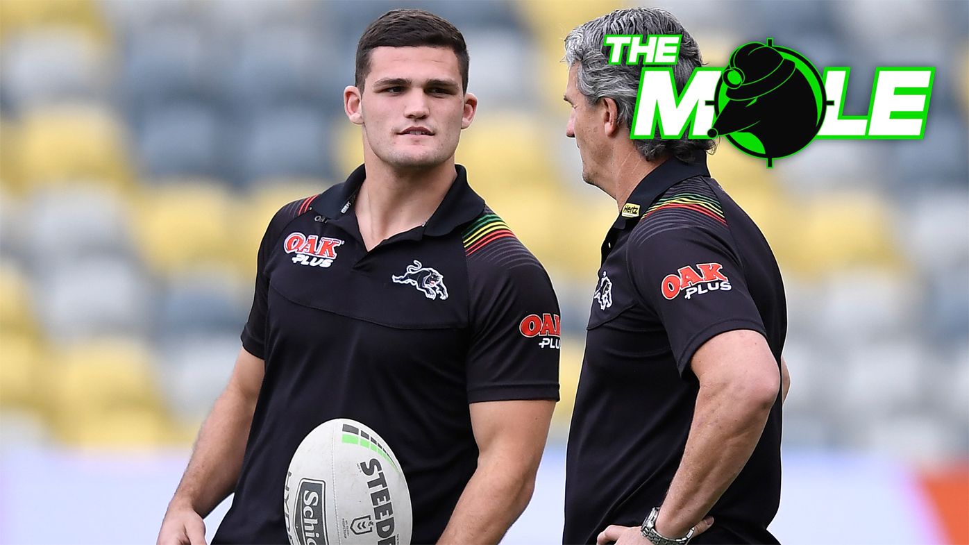 Nathan Cleary with father and coach Ivan Cleary.