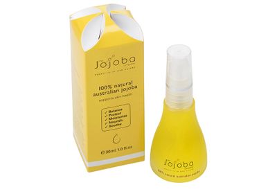 <a href="https://www.thejojobacompany.com.au/" target="_blank">100% Natural Australian Jojoba, $29.95, The Jojoba Company</a>
