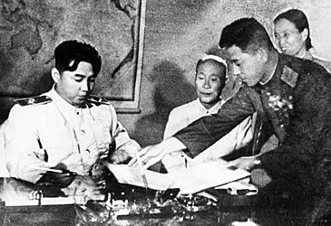 When was the Korean Armistice Agreement signed?