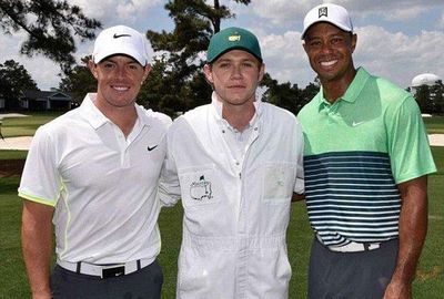 The Irishman lapped up the chance to meet his idols, including Tiger Woods.