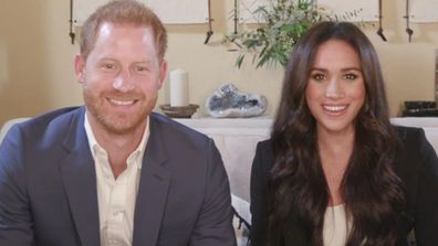 Prince Harry and Meghan Markle during the Time100 Talks