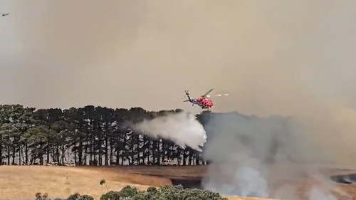 Incêndio no Parque de Conservação Deep Creek