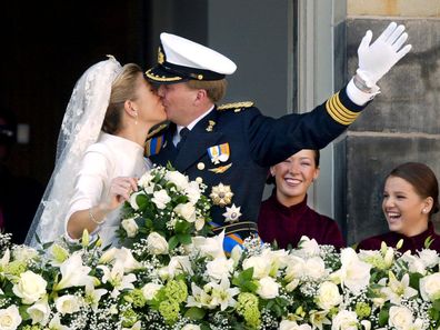 Royal Wedding of the Prince Willem-Alexander with Maxima Zorreguieta In Amsterdam, Netherlands On February 02, 2002