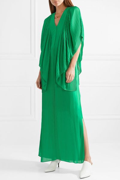 Pick a maxi dress for maximum
impact<br>
<br>
<a href="https://www.net-a-porter.com/au/en/product/1040403/by_malene_birger/middanna-draped-plisse-chiffon-maxi-dress" target="_blank">By Malene Birger maxi dress, approx.$510.30 at Net a porter</a>