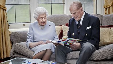 Queen and Prince Philip 73rd anniversary photo.