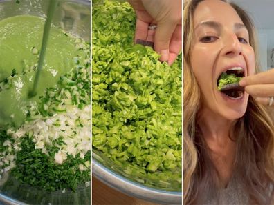 @BakedbyMelissa's green goddess salad on TikTok