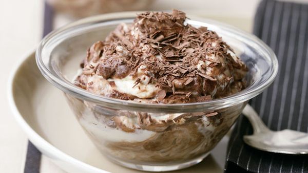 Chocolate ripple mousse