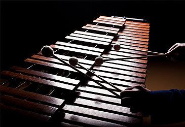 What type of wooden bars would produce the best sound quality for a marimba?