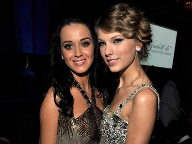 Katy Perry, Taylor Swift, 52nd Annual GRAMMY Awards, The Beverly Hilton Hotel, January 30, 2010, Beverly Hills, California