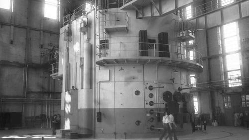 The reactor's unique vertical design meant Jimmy Carter had to be lowered into it to make repairs.