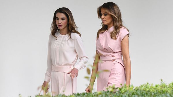 Melania Trump and Queen Rania of Jordan