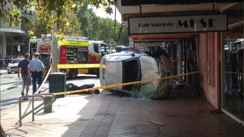 Police believe a driver may have suffered a medical episode. (Supplied)