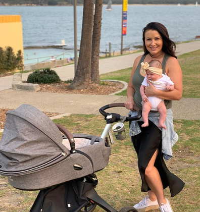 Amy says she struggled during her first few weeks and months of motherhood.