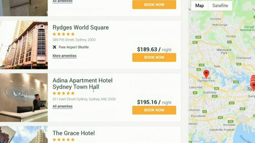 A third-party booking site is charging huge fees on top of advertised room rates, leaving customers unaware until they check their bank statement. 