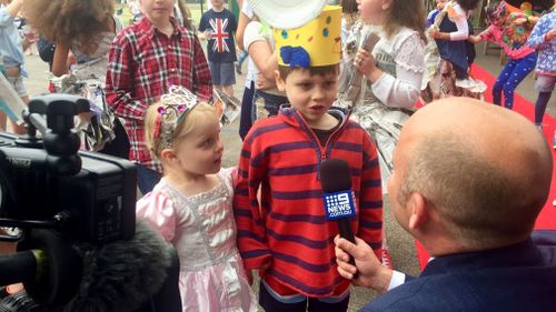 9NEWS Europe Correspondent Michael Best interviews his kids. (Supplied)