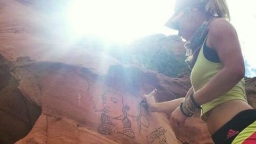 US national park rangers hunt graffiti 'artist' who defaced prized natural landmarks