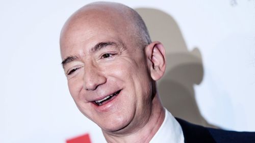 Amazon chief executive Jeff Bezos is now officially worth more than $150 billion. Picture: AAP