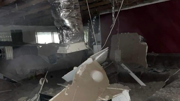 A family of six in Western Australia escaped serious injury after their ceiling collapsed just centimetres from where they were sleeping.