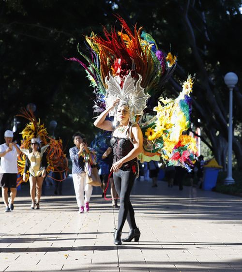 A record number of partygoers are expected to attend this year's Sydney Gay and Lesbian Mardi Gras - the 40th instalment of the annual LGBTQI event (AAP).