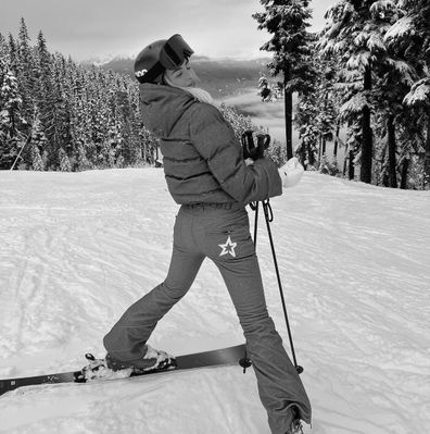 Paige Lorenze skiing