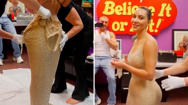 Kim Kardashian wore second Marilyn Monroe dress after Met Gala, this one  from 1962 Golden Globes - 9Style