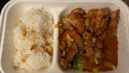 The meals in hotel quarantine in Queensland.