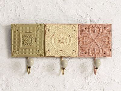 Pressed tin wall hooks — Bed Bath N' Table