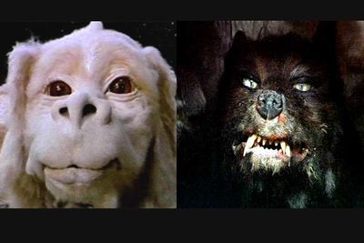 We're not sure who's scarier: friendly but hollow-eyed flying luck dragon Falkor or the villain Gmork, a vicious werewolf hellbent on killing our young hero Atreyu (Noah Hathaway). Hours of fake creature terror to be had!