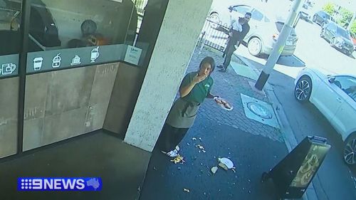 The waitress, French backpacker Anais Poupon, who was walking outside the cafe on Keilor Road, Essendon, was left with a bloodied mouth and chipped tooth as a result of the unprovoked attack.