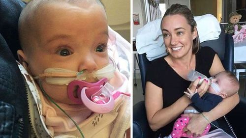 Billie Ava Stevens has made amazing progress since being born at just 25 weeks. (Supplied)