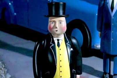 He's fat, he's a controller, thus: the Fat Controller. Yes, they're a creative lot over on the Isle of Sodor. <i>Thomas</i> buffs already know his <i>real</i> name: Sir Topham Hatt.