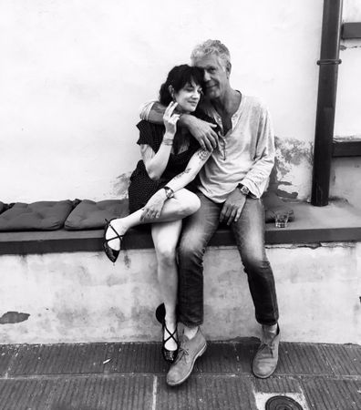 Asia Argento and Anthony Bourdain