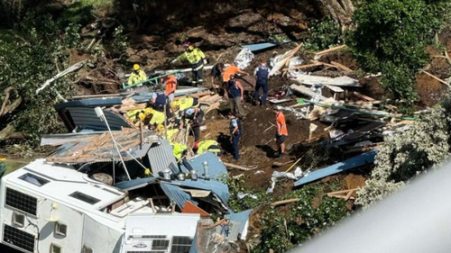 A search and rescue is underway in Mount Maunganui. Photo: Jess Pedersen / Jess Pedersen