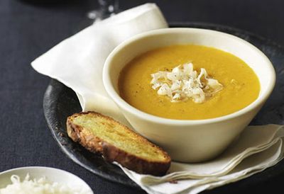 Recipe:&nbsp;<a href="/recipes/ipumpkin/8299439/pumpkin-soup">Pumpkin and rice soup</a>