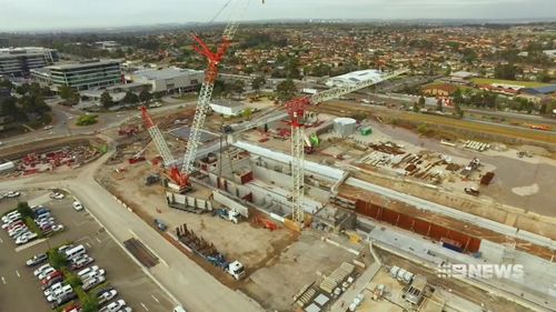 The promises included $3b for the Sydney Metro West project. Picture: 9NEWS