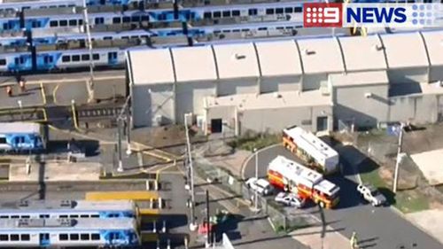 Hazmat crews search Melbourne train after three people fall ill